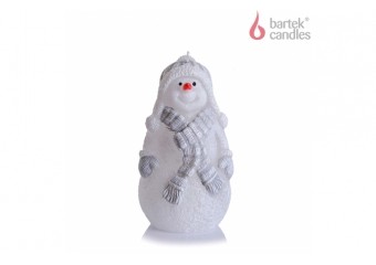 Świeca Snowman z diodą - figurka 130mm