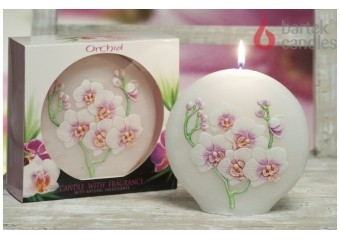 Świeca zapachowa Orchid Bouquet - dysk 130